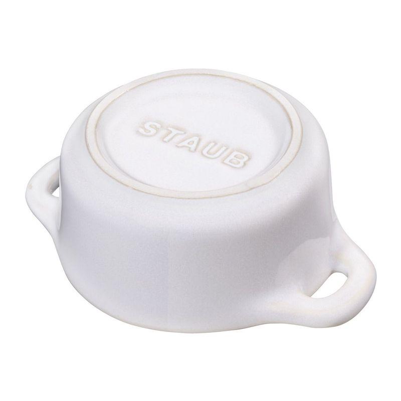 Staub Ceramic Mini Cocotte Round 10cm (Ivory White)