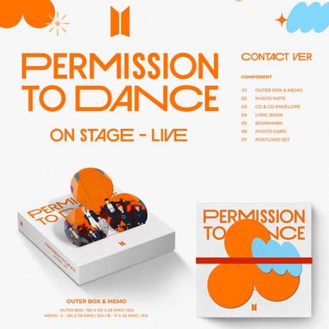 BTS PERMISSION TO DANCE ON STAGE LIVE + SEOUL Digital Code Set & POB