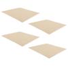 Self Adhesive Carpet Squares 30x30cm Non Slip Polyester Floor Mat Home Office Decoration Supplies Khaki 50Pcs