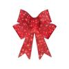 Christmas Bow Led Lighted Garland Door Hanging Decoration For Holiday Celebrations