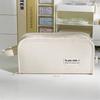 Large Capacity Pencil Case Solid Color Cosmetic Bag Durable Pen Bag Organizer  Boys Girls