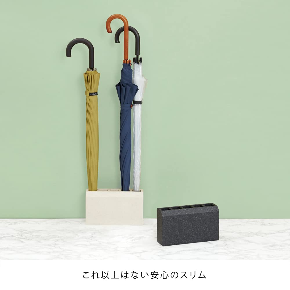 ideaco (ideaco) Sand Black Umbrella Stand, 5-Holder, Renga (Brick)