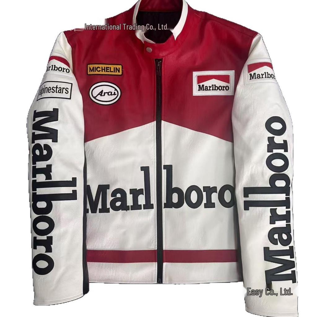 Maßgeschneiderte PU-Leder F1 Rennanzugjacke - Neue Mercedes Harley Motorradmodelle