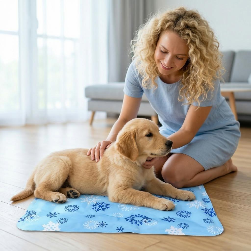 Summer Pet Mat Gel Soft Ice Pad for Dogs Cats Sleeping Bed