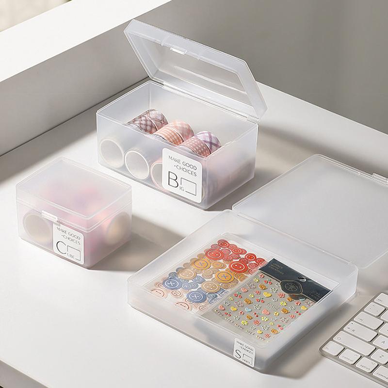 Idol Photo Card Storage Box Kpop Cards Organizier Photocards Collection Office Id Card Organizers Stationery Storage Cases