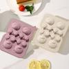 4Grids Ice Cube Mould Food Grade Ice Cube Box DIY Bear Ice Cube Mold  Bar