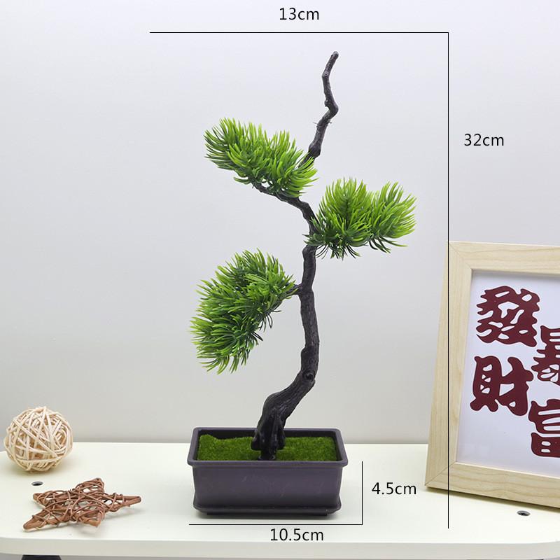 Densata Artificial Pinus Pineneedle Greenery Landscape Decor For Living Room