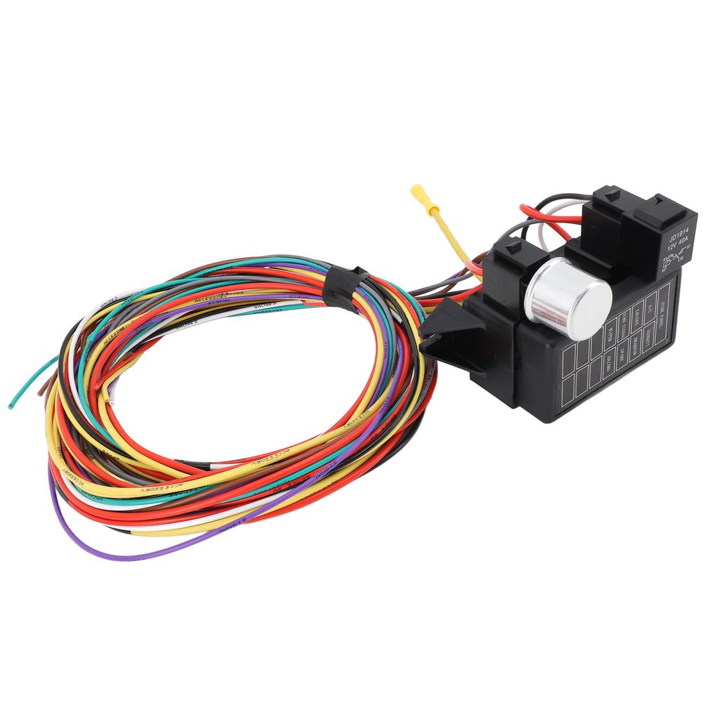 8 Circuit Wire Harness Safe Heat Resistant Stable Reliable 8 Circuit Harness Kit For Rat Rods Sand Cars