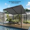 Replacement Roof for Pergola Sun Sail for Patio Roofing Replacement Roof Tarp for 3 X 3 M Gazebo 298x293 Cm Dark Grey