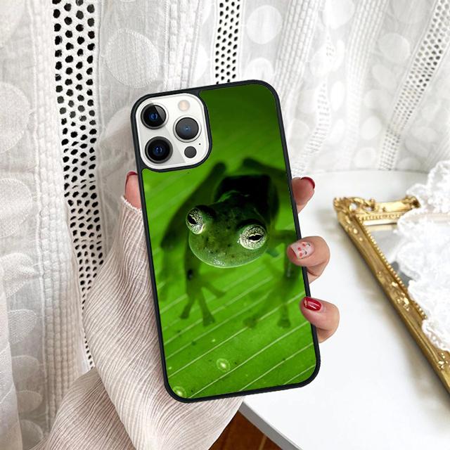 quirky frog at leaf Phone Case For Samsung Galaxy S10 S22 S23 S24 Note 10 20 Lite S20 Plus S21 Ultra Back Cover