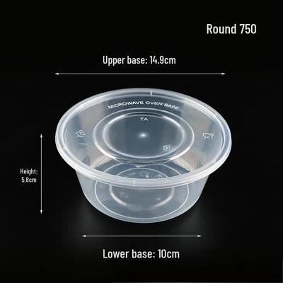 Disposable Round Food Container