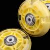 4Pcs Indoor and Outdoor Inline Roller Skate Wheels, Lightweight Durable, Fashionable Pattern