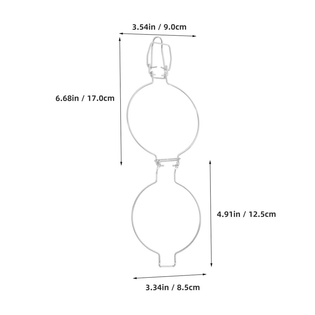 10 Piezas Hebilla de Alambre de Acero Inoxidable para Tarro de Vidrio Clip de Sellado Resistente Sujetador Metálico Versátil para Almacenamiento de Conservas de Cocina Casera