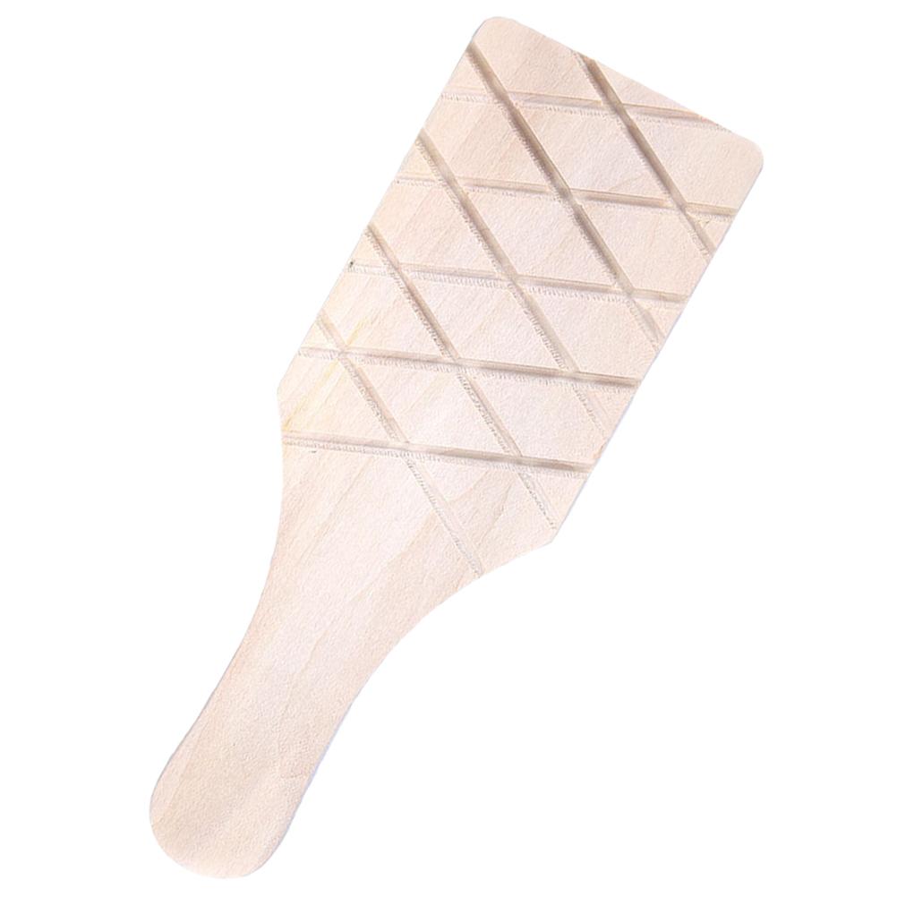 Ceramics Training Handmade DIY Clay Sculpture Clapboard Solid Wood Wooden Hammer Tile Mudboard with Groove (grid) Paddle Tool