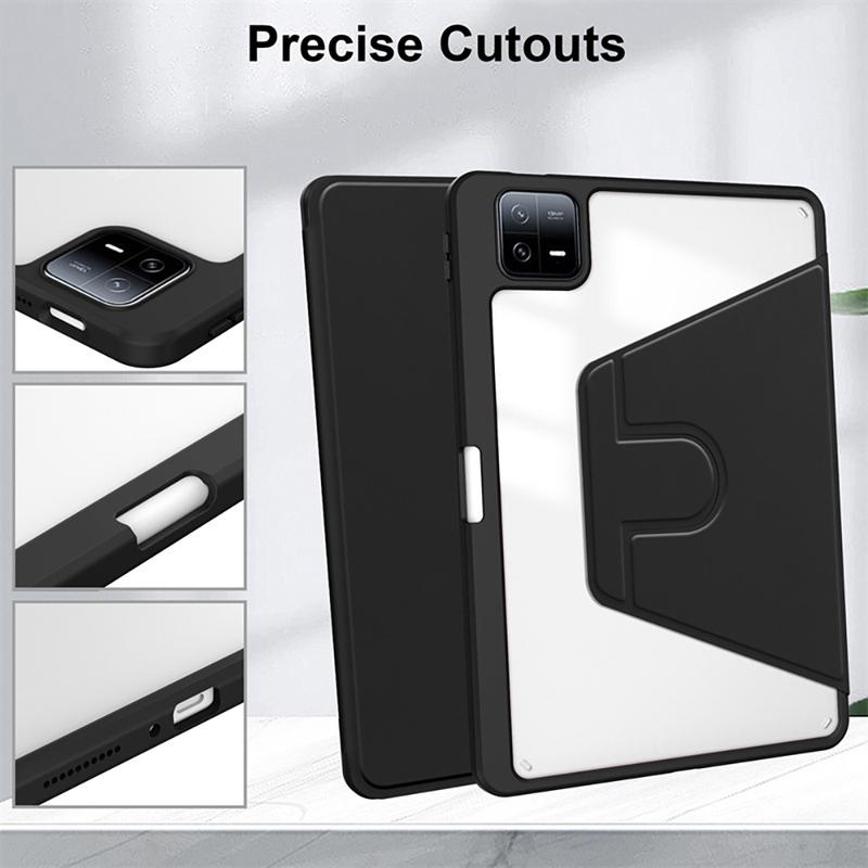 360° Drehbares Smart Case für Redmi Pad SE 11 2 11 Hülle Drehabdeckung Xiaomi Mipad 6 5 11 7 7s PRO 11.2 12.5 6s 12.4 Max 12.1