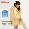 Yaya Girls' Mid-Length Thickened Winter Down Jacket
