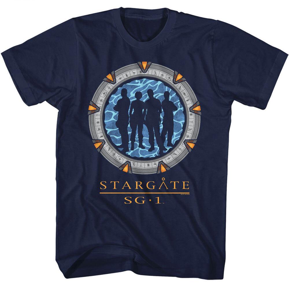 Stargate Time Travel To Ancient Egypt Silhouette Sci Fi TV Show Men T Shirt XL