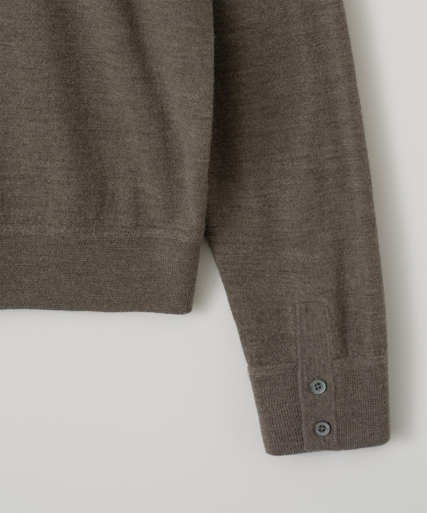ANOTHER OFFICE Soutien Collar Knit Pullover (Earth)