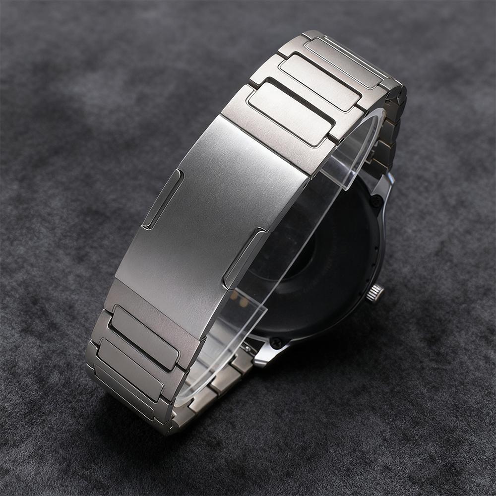 22mm titanový řemínek pro Huawei Watch GT6 GT5 Pro 46mm Ultimate Watch 4 Pro Business kovový pásek pro Amazfit Balance Active 2