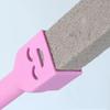 Pumice Stone Cleaning Stick Set - Stain & Rust Remover for Toilet, Kitchen, Bathroom Tiles, and Sinks - Includes Handle Brush