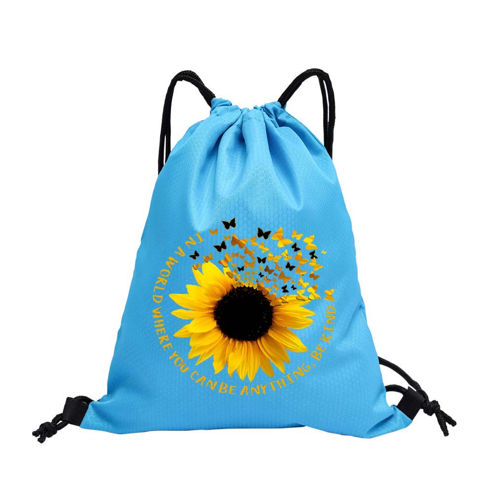 Şık ve Hafif 34cm*40.5cm Dacron İpli Sırt Çantası Outdoor Sırt Çantası Bisiklet Sırt Çantası Spor Salonu Saklama Çantası