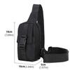 Pochette de taille Sac d'épaule d'extérieur Sacs bandoulière Sac bandoulière poitrine Sac de sport Sac poitrine homme Femme Homme
