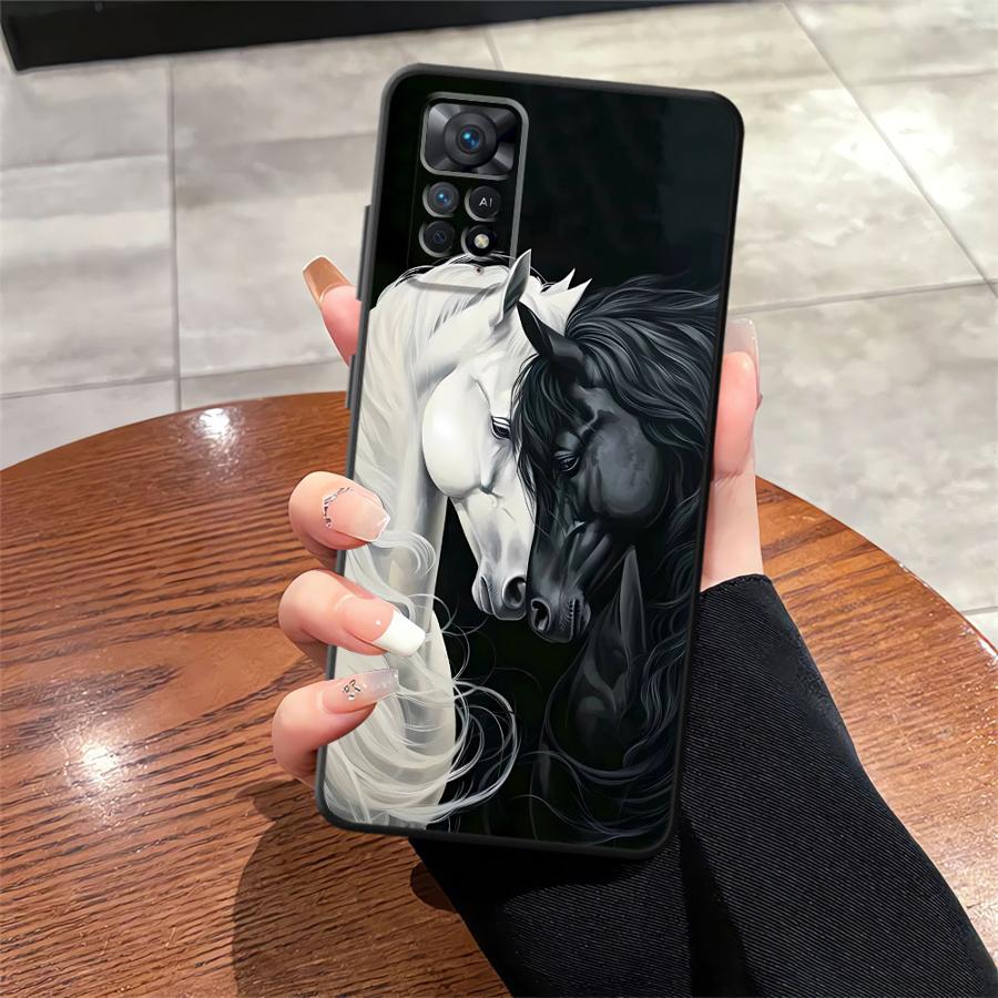 Cool Animal Tiger Lion Horse Funda Phone Cover Case for Xiaomi Redmi Note 9 11s 12s 10S 9S 13 Pro Plus 12 Pro 11 7 8 10 14