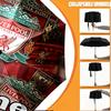 Custom Name Personalized Liverpool Football Club Print Umbrella, Auto Open Close, 8‑Rib Sturdy Frame, Commute Camping Hiking Use, Birthday Gift