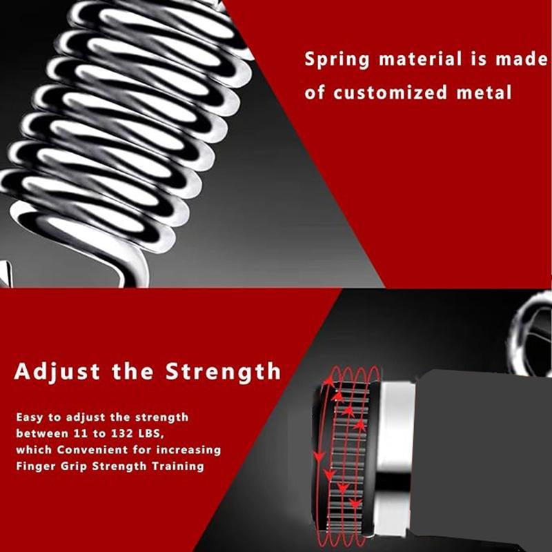 Adjustable Portable Electronic Counting Timing Grip 10-120KG Professional Hand Therapy Strength Muscle Training Wrists