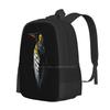 Tribal Penguin Large Capacity School Backpack Laptop Bags Penguin Tribal Tattoo Tattu Iceberg Antarctica