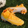 Ronaldo Football Shoes High-top Male Adult Student AG Spikes Female Children Artificial Grass Broken Nails Training Shoes
