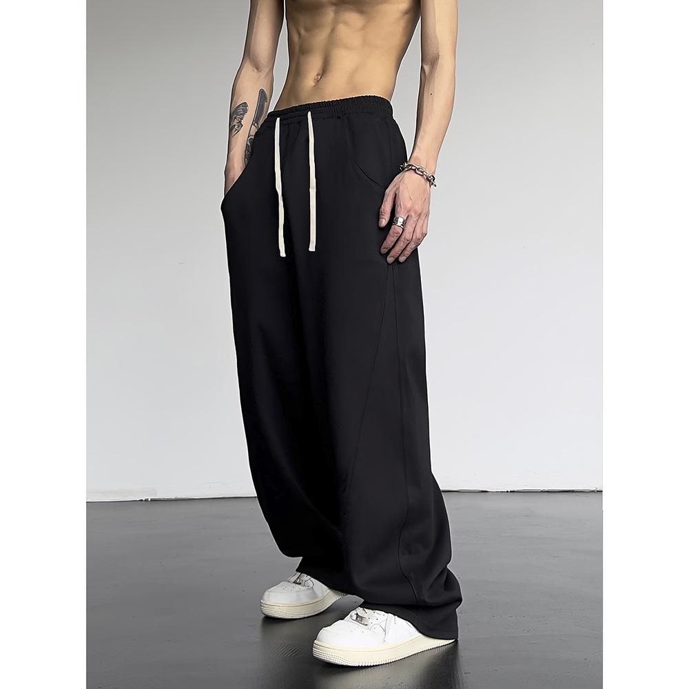 Men's Trendy Versatile Loose High Street Design Straight Leg Pants