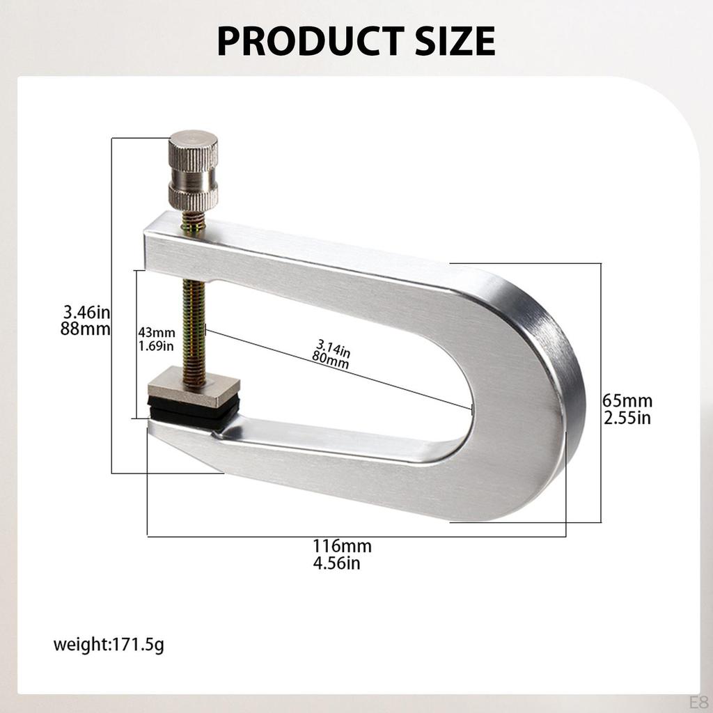 Metal Violin Back Plate Bracing Clip, Cello Making Install Repair Tool, Bass Bar Clamp for