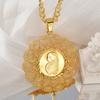 African Style Wear Accessories Outer Filigree Hollow Lace Relief Round Brand Pendant Fashion Single Including Necklace 2026