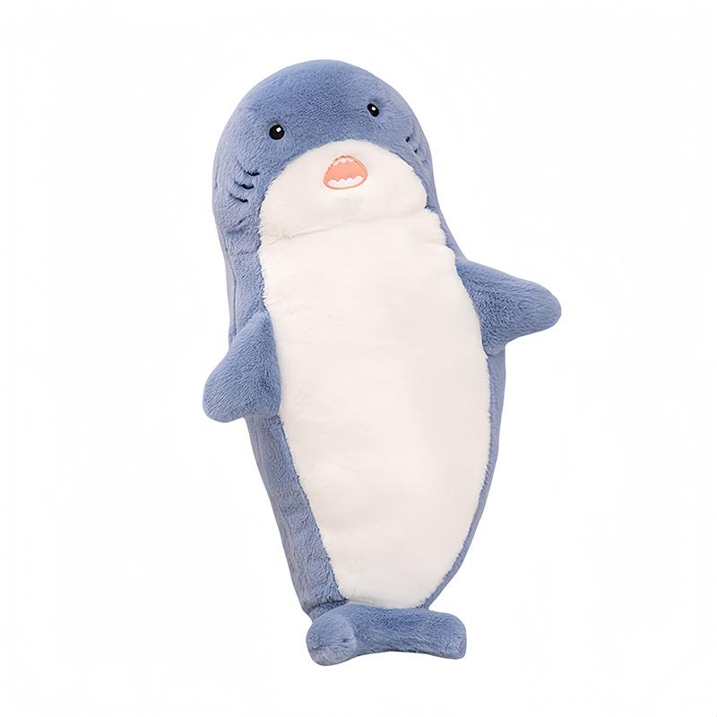 70cm Cute Shark Plush Toy Narwhal Stuffed Animal Fish Soft Seal Doll Whale Sleep Pillow Kawaii Gift for Kid Girl Boys