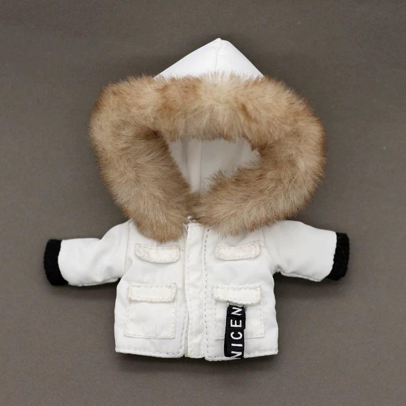 Nová Mini Roztomilá Péřová Bunda Bavlněná Bunda Kabát Kabát S Kapucí ob Krátké Ponožky pro 1/12bjd,obitsu11,mollys,ob11 Panenka Boty Doplňky