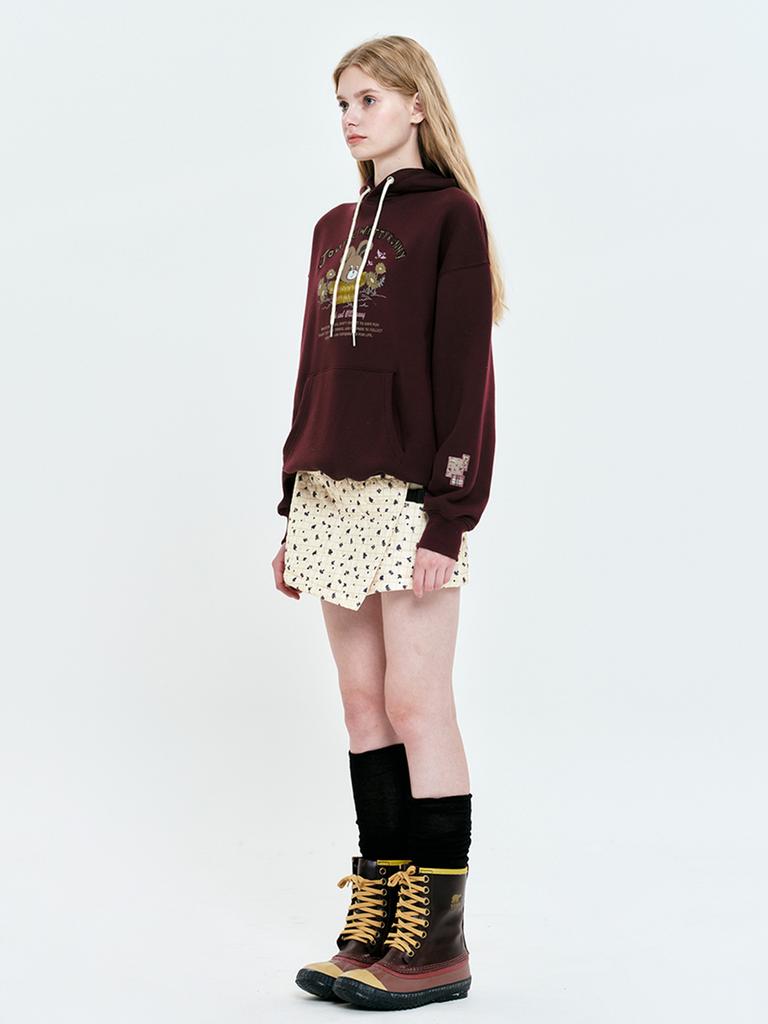 Kirsh Pattern Quilted Mini Wrap Skirt [Multi]