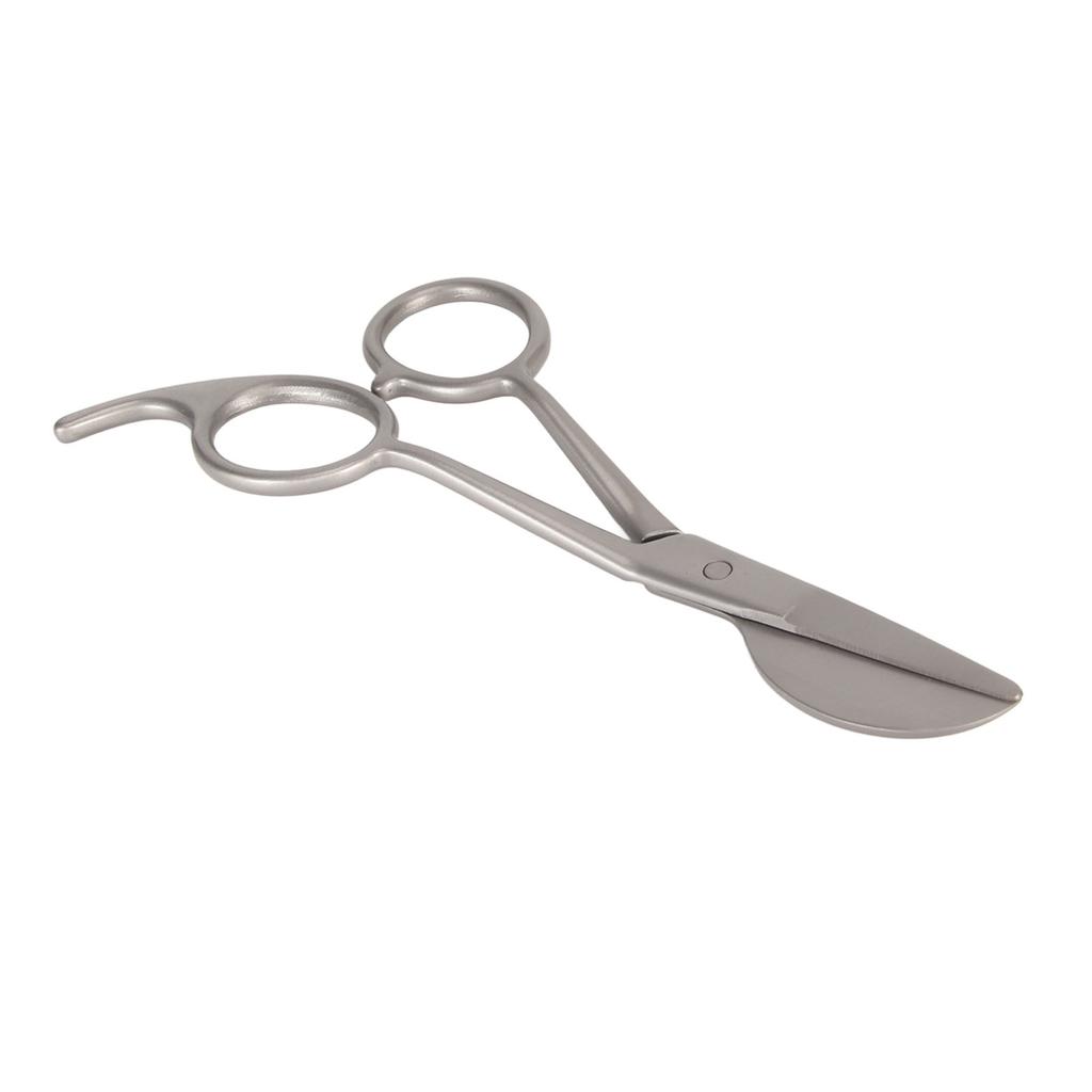 Stainless Steel Applique Scissors Duckbill Blade Comfortable Ergonomic Handle DIY Carpet Shears