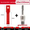 Compact Electric Hammer Water Drill Bit Set for Sharp Hole Opening in Range Hood, Wire Box, and Wall.