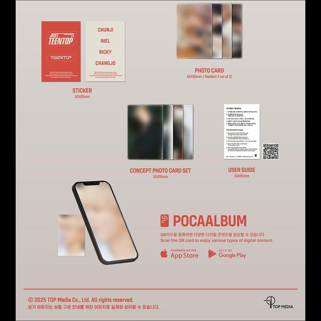 TEENTOP - Just 15, Just Teen Top MINI BOX ver. (POCA ALBUM)