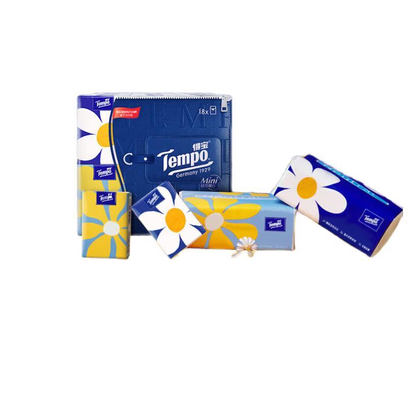 Tempo Mini 4-Ply Facial Tissues