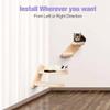 Katze Klettern Regal Wand Montiert Reversible Vier Treppen Katze Seil Treppen Katze Wand Haustier Möbel E W4G9