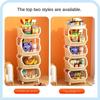 Kitchen Multi-storey Trolley Storage Rack Floor Movable Bathroom Toilet Storage Rack Bedroom Snack Storage Rack