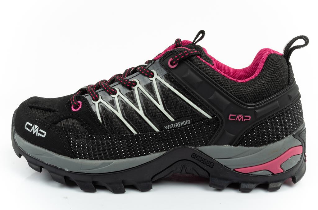 CMP Rigiel Low Wmn Trekking Shoe WP Nero-Glacier [3Q54456 61UE] S.41