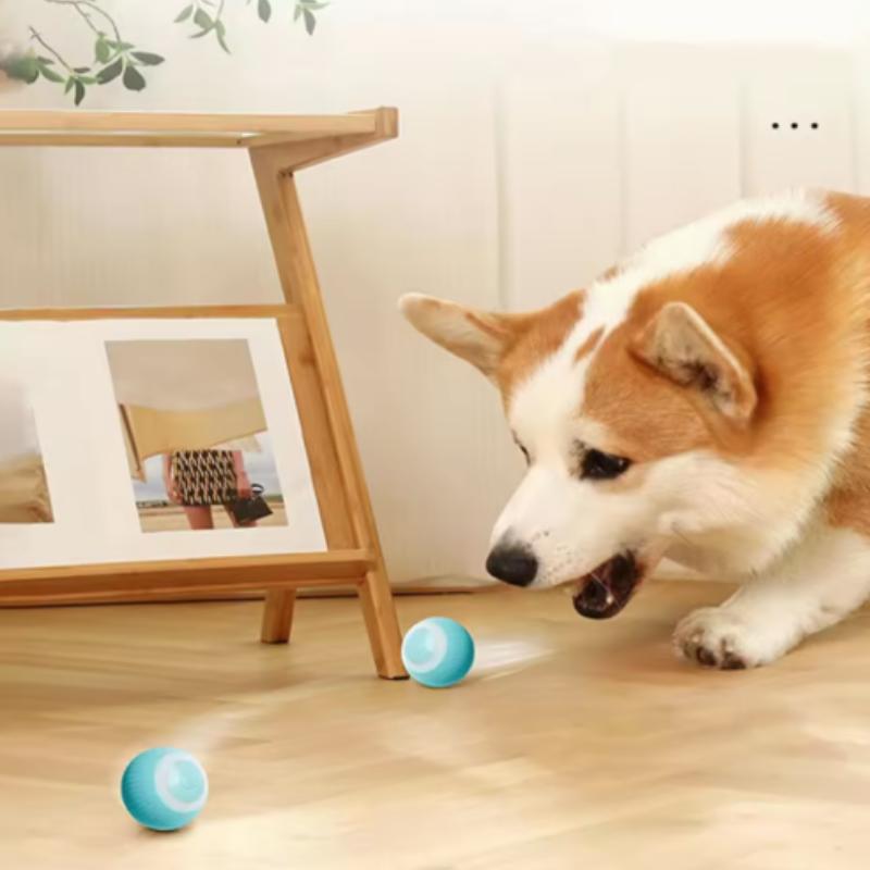 Interactive Automatic Smart Cat Toy Electric Rolling Ball Self-Moving Pet Training Plaything for Indoor Kittens