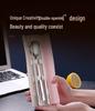 316 Stainless Steel Portable Cutlery Set: Chopsticks, Spoon, and Fork for One Person
