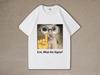 Erm What The Sigma Funny Cat Emojis Cotton Printed Unisexs and Unisexs Tshirts New Strange Emojis Cat Loose Casual Tshirt
