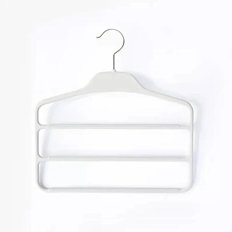 New Multifunctional Household Belt Pants Hanger Non Slip Space Saving Skirts Jeans Scarf Hangers Storage Closet Organizer