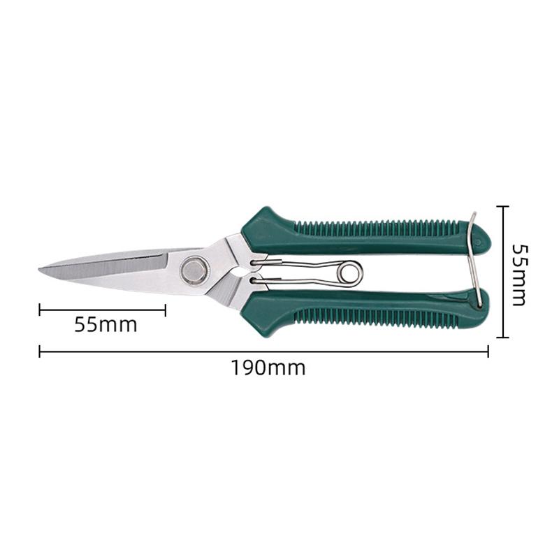 Bonsai Scissors Stainless Steel Non Slip Handle Sharp Durable Blade Plant Branch Scissors Gardening Trimming Bonsai Tools