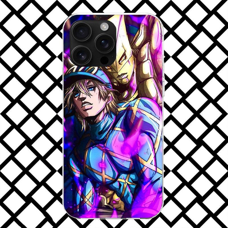 JoJo Adventure Dio Diego Brando Phone Case for iPhone 17 Air 16 16E 15 14 Plus 13 Mini 12 11 Pro Max 7 8 + SE 2020 Soft Cover Fu